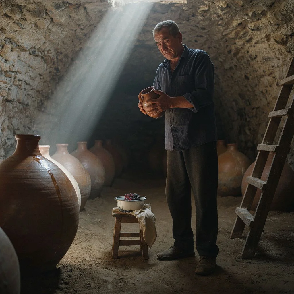 Georgian winemaking spotlighted by View from Inside the Qvevri photo
