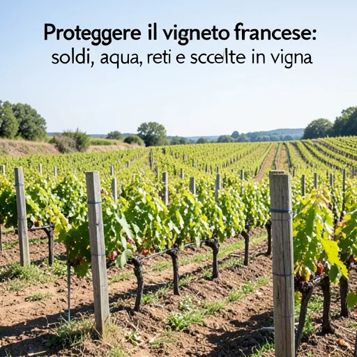 Proteggere il vigneto francese: soldi, acqua, reti e scelte in vigna