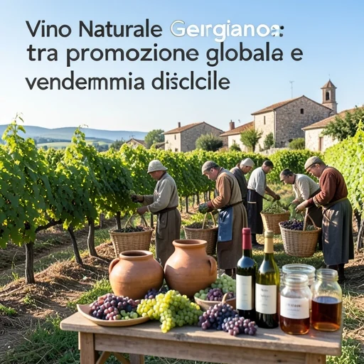 Vino naturale georgiano: tra promozione globale e vendemmia difficile